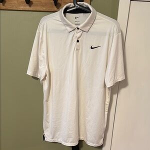 Nike Men's White Golf Polo Shirt